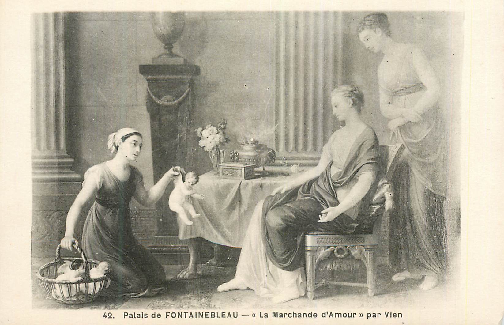 Schloss FONTAINEBLEAU — « Die Liebeshändlerin » von Vien